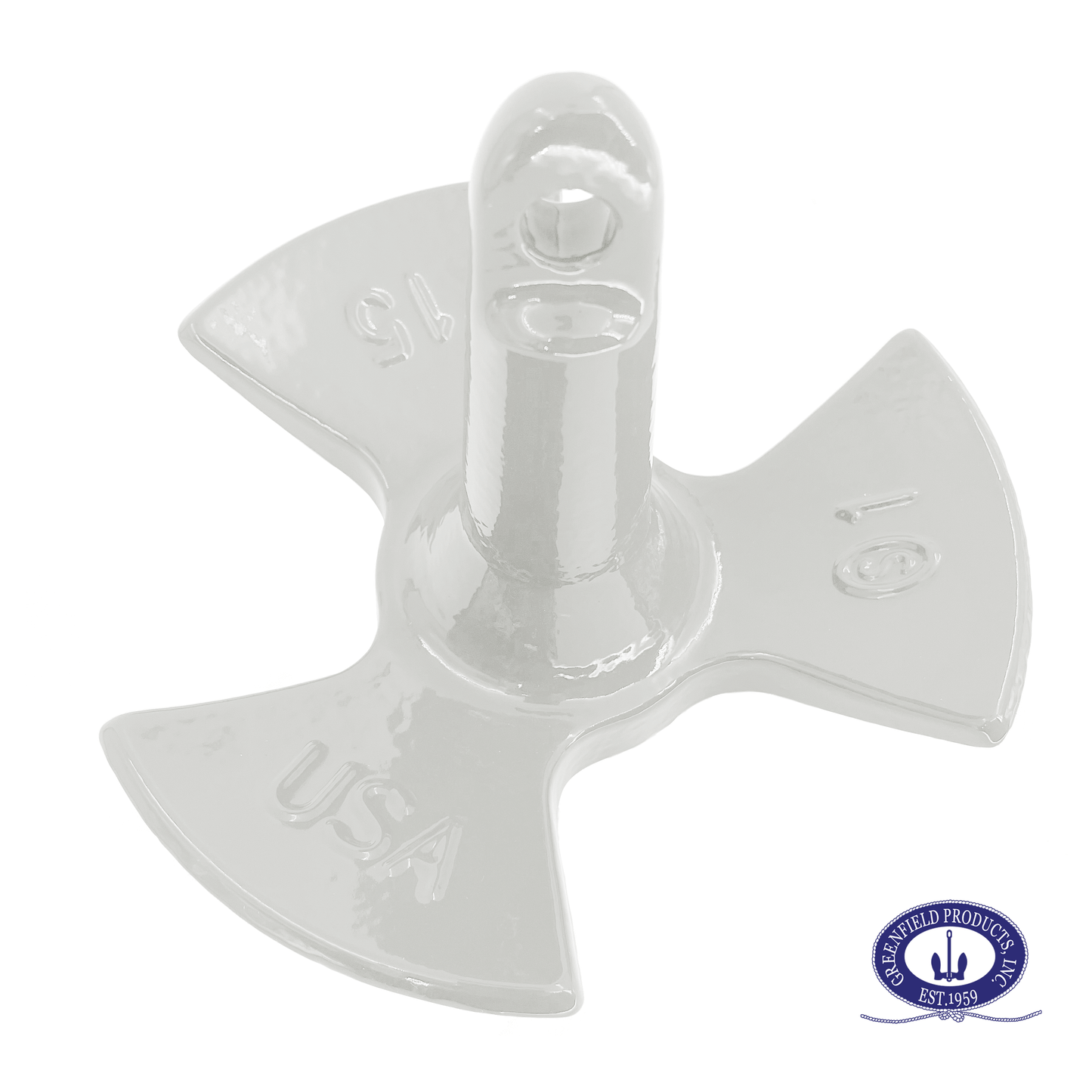 Greenfield Products - River Anchors for Boats, 15 lb Boat Anchor, USA Poly Coated Boat Anchors, Durable Pontoon Boat Anchor/Small Boat Anchor with Mushroom Anchor Design. Best for Lakes and Rivers (Copy) (Copy)