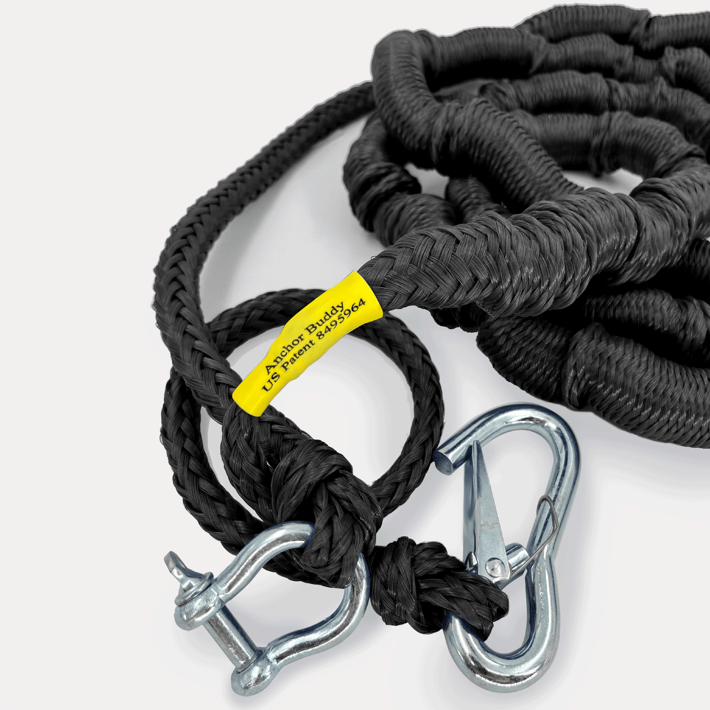 Greenfield Anchor Buddy, The Original Bungee Anchor Line for Boats. 14ft to 50ft Stretch. Elastic Anchor Rope, Bungee Anchor Line.