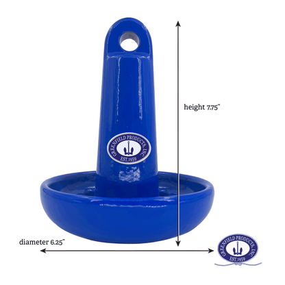 Greenfield Products Mushroom Anchor W/Poly Armor Coating (Royal Blue)