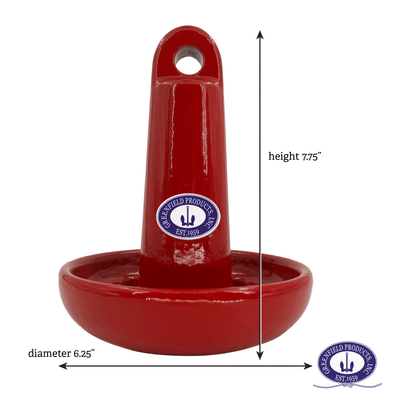 Greenfield Products Mushroom Anchor W/Poly Armor Coating (Red)