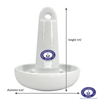 Greenfield Products Mushroom Anchor W/Poly Armor Coating (White)